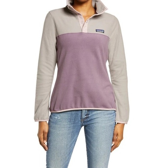 Patagonia Women Micro D Snap T Fleece Pullover Size XS - Picture 2 of 9